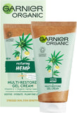 3 PACK - Garnier Organic Help Multi-Restore Hemp Gel Cream with Vitamin E 50ml