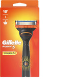 Gillette Fusion 5 POWER Mens Black Shaving Razor - 1 Razor + Battery
