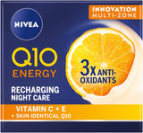 Nivea Q10 Energy Recharging Face Night Cream - 50ml