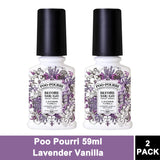 Poo Pourri Before You Go Toilet Spray Freshener 59ml - Lavender Vanilla (2 PACK)