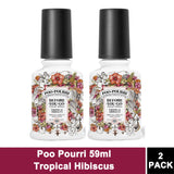 Poo Pourri Before You Go Toilet Spray Freshener 59ml - Tropical Hibiscus (2 PACK)