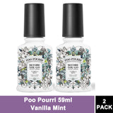 Poo Pourri Before You Go Toilet Spray Freshener 59ml - Vanilla Mint (2 PACK)