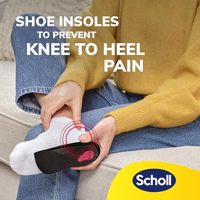 Scholl In-Balance Orthotics Knee to Heel 3 in 1 Insoles - Medium / Large EU PACK