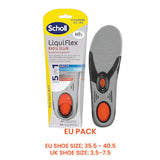 Scholl LiquiFlex Extra Support Insoles 5-in-1 with Memory Foam Arch Support for Women