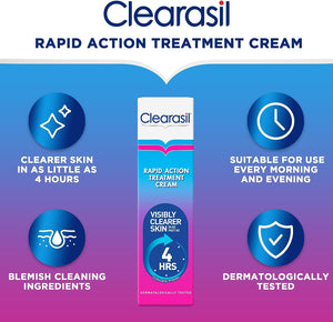 Clearasil Ultra Rapid Action Exfoliating Treatment Cream 15ml