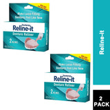 2 PACK - Dentemp Reline-it Denture Reliner - 2 Relines in each pack