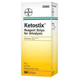Ketostix Reagent Strips for Urinalysis Test Strips - Pack of 50