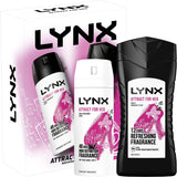 Lynx ATTRACT For Her Duo Body Spray 150ml Body Wash 225ml Gift Set