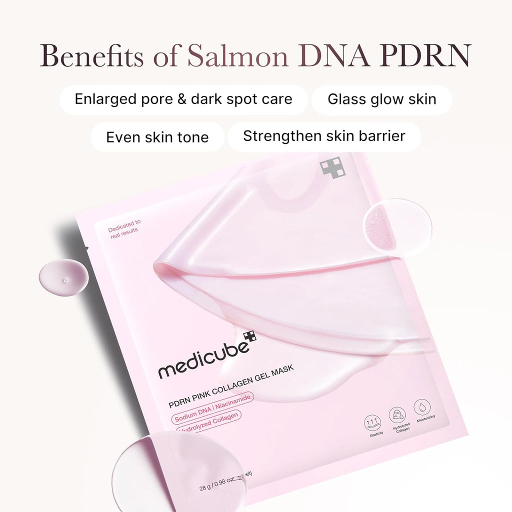 Medicube PDRN Pink Collagen Gel Mask | Firming & Hydrating Korean Skincare