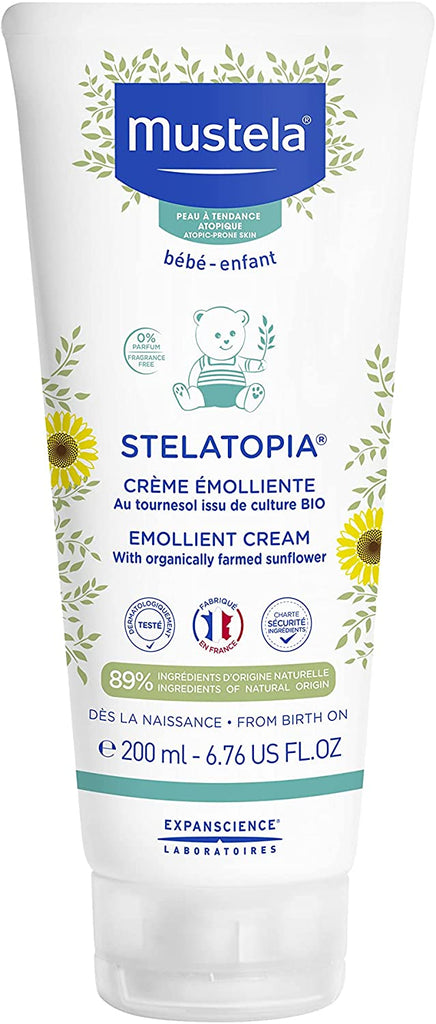 Mustela Baby Stelatopia Emollient Cream For Atopic-Prone Skin 200ml