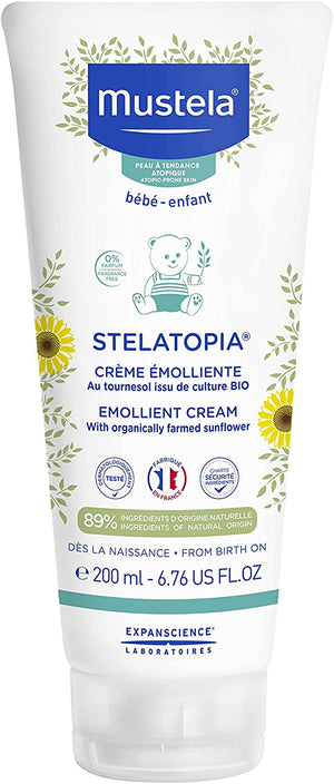 Mustela Baby Stelatopia Emollient Cream For Atopic-Prone Skin 200ml