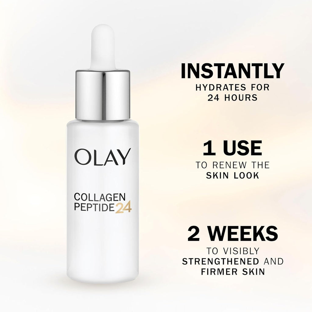 Olay Collagen Peptide Advanced Restoring Serum 40ml | Firming & Hydrating Anti-Ageing Serum