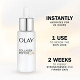 Olay Collagen Peptide Advanced Restoring Serum 40ml | Firming & Hydrating Anti-Ageing Serum