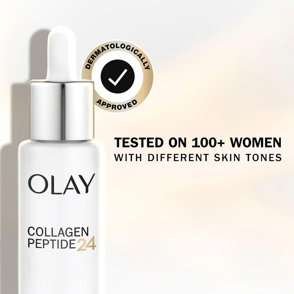 Olay Collagen Peptide Advanced Restoring Serum 40ml | Firming & Hydrating Anti-Ageing Serum