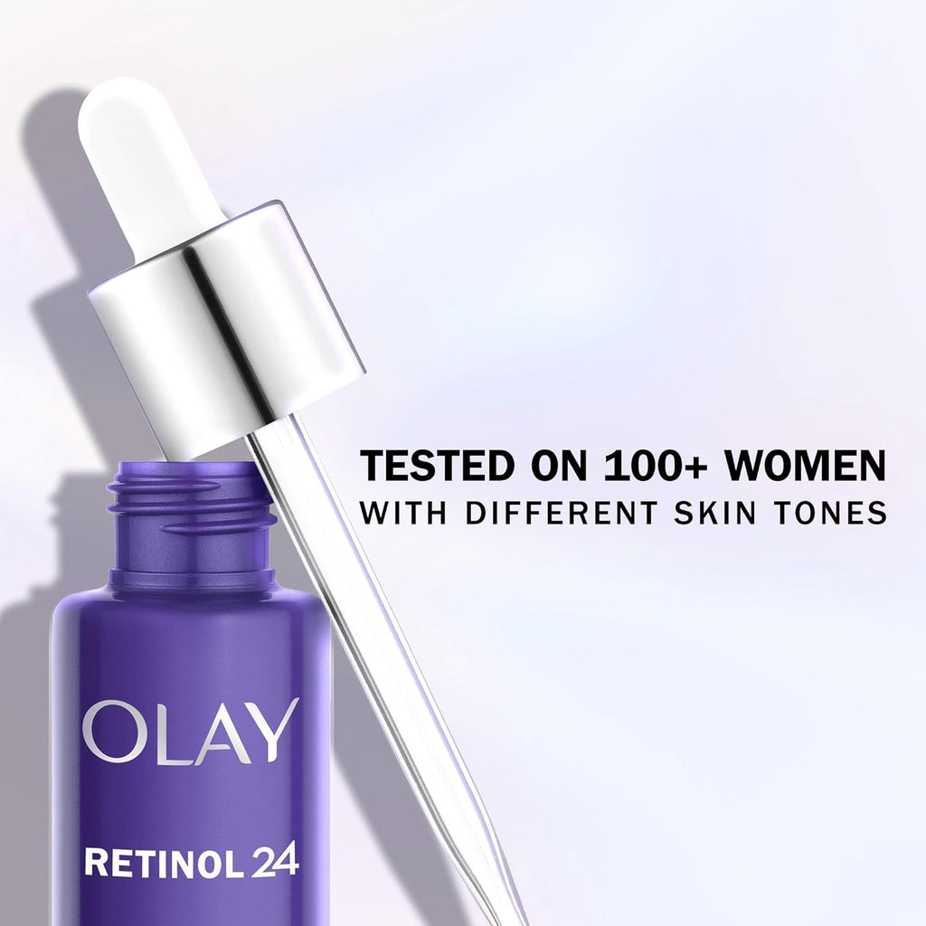 Olay Retinol24 Night Renewal Serum 40ml | Hydrating Anti-Ageing Night Serum