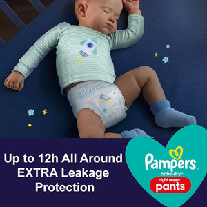 Pampers Baby-Dry Night Nappy Pants Size 6 15kg+ - Pack of 24
