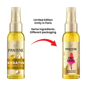 Pantene Pro-V Intensive Repair Keratin Treatment Hair Oil 100ml - Emily in Paris Limited Edition