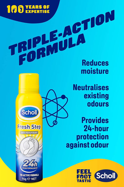Scholl Fresh Step - Deodorante piedi antitraspirante - 150 ml