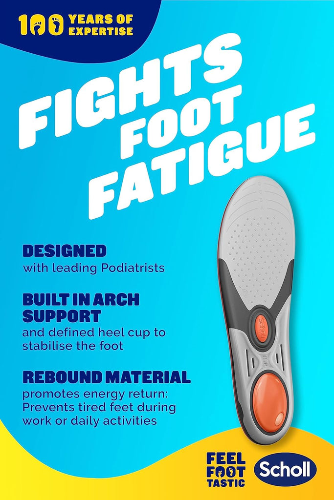 Scholl LiquiFlex Extra Support Insoles 5-in-1 with Memory Foam Arch Support for Women