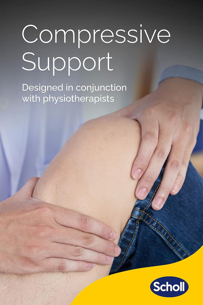 Scholl ProSport Elasticated Support - Compression Bandage for Knee - Large