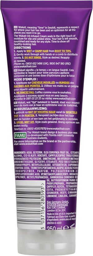 Wakati Oil-Infused Moisturising Detangling Curl Defining Cream 250ml