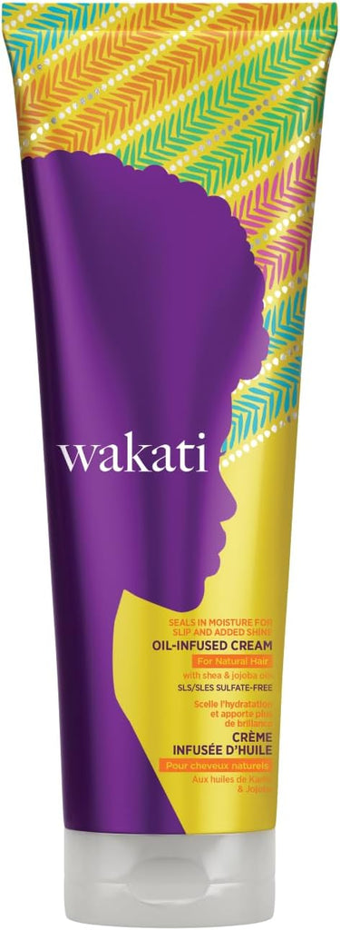 Wakati Oil-Infused Moisturising Detangling Curl Defining Cream 250ml