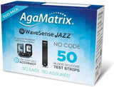 AgaMatrix WaveSense Jazz Blood Glucose Test Strips - DUO Pack 2 x 25