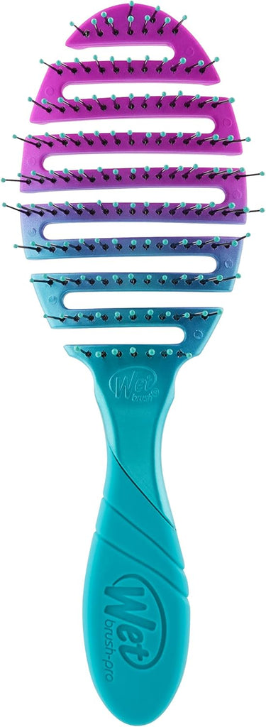 Wet Brush Pro Flex Dry Hair Brush Ombre Teal | Detangling & Fast Drying