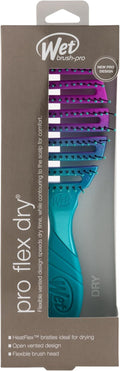 Wet Brush Pro Flex Dry Hair Brush Ombre Teal | Detangling & Fast Drying