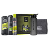 Dove Men + Care Gym Essentials Gift Set with Towel & Water Bottle