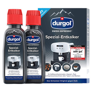 Durgol Swiss Espresso Special Descaler Decalcifier for Coffee Machines 2 x 125ml