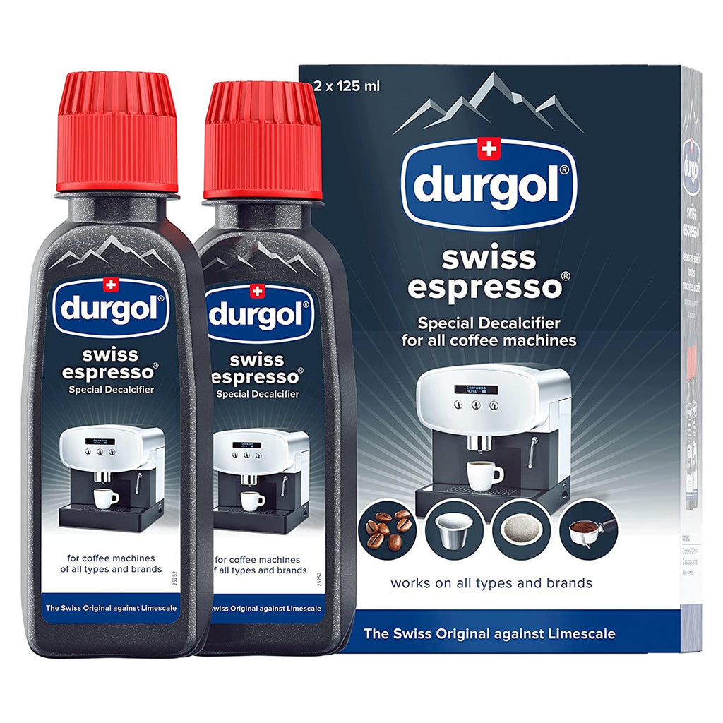 Durgol Swiss Espresso Special Descaler Decalcifier for Coffee Machines 2 x 125ml