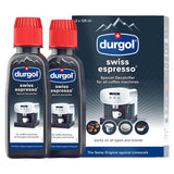 Durgol Swiss Espresso Special Descaler Decalcifier for Coffee Machines 2 x 125ml