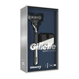 Gillette Mach 3 Razor Limited Edition Gift Set with Chrome Handle Razor & Stand