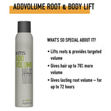 KMS Add Volume Root and Body Lift Volumising Hair Spray 200ml