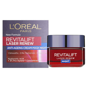 L'Oreal Paris Revitalift Laser Renew Anti-Ageing Cream Mask NIGHT 50ml