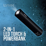 Lynx ICE CHILL TRIO Gift Set with Body Spray, Body Wash & LED Torch + Powerbank