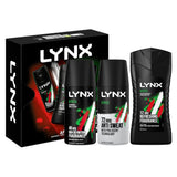 Lynx Africa Retro Limited Edition Trio Set - Body Spray, Wash & Anti-Perspirant