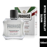 Proraso Sensitive Aftershave Balm 100ml - with Green Tea and Oatmeal White Formula