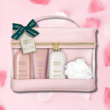 Baylis & Harding Jojoba, Vanilla & Almond Oil Vanity Gift Set with Cosmetic Bag