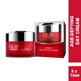 Olay Regenerist 3 Point Firming Anti-Ageing DAY Cream 15ml (3 PACK)