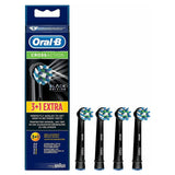 Oral B Electric Tooth Brush Heads CROSSACTION (Black Edition)