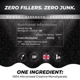 Creatine Monohydrate Powder 300g – 100 Servings – 100% Pure Vegan Creatine – Unflavoured – Premium Micronised Formula – Packed in The UK by Shivay Herbals
