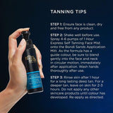 Bondi Sands 1 Hour Express Self Tanning Face Mist Lightweight FragranceFree 70ml