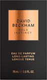 David Beckham Bold Instinct Eau De Parfum 75ml | Spicy Woody Fragrance for Men | Authentic EDP Spray