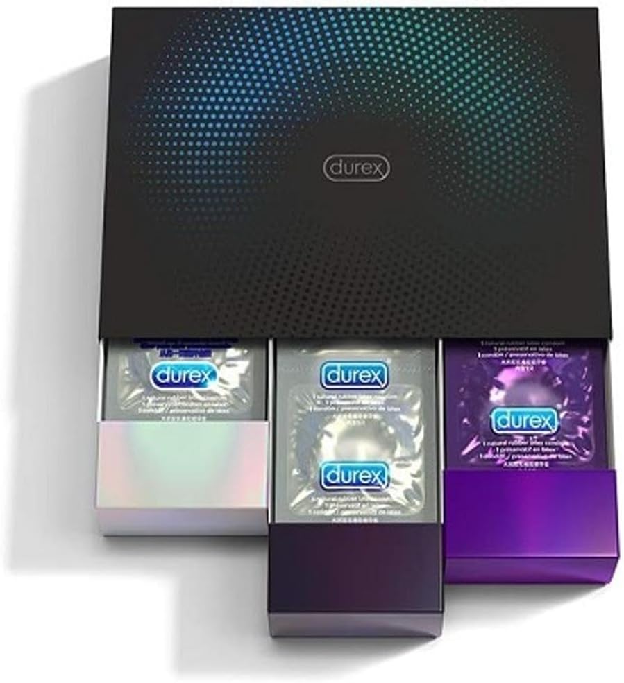 Durex Surprise Me Deluxe Condoms - Assorted Invisible/Intense/Mutual - 30 Pack