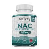 Shivay Herbals NAC N-Acetyl Cysteine 600mg - High Strength 120 Vegan Capsules (4 Month Supply) - UK Made