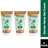 3 PACK - Garnier Organic Help Multi-Restore Hemp Gel Cream with Vitamin E 50ml