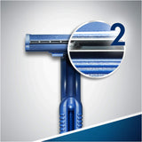 Gillette Blue II Fixed Head Disposable Razors - Pack of 10