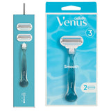 Gillette Venus Smooth Shaving Razor for Women - with 2 Replacement Blades